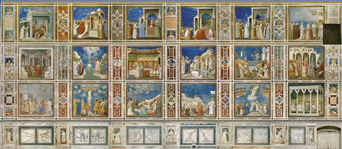 Padova, Cappella degli Scrovegni - Parete sinistra, il ciclo pittorico dopo il restauro