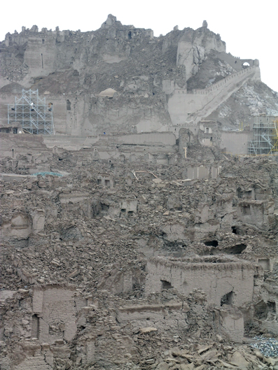 Bam dopo il terremoto del 2003