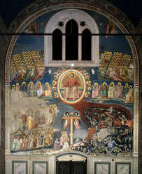 Padova,Cappella degli Scrovegni - Controfacciata, il ciclo pittorico dopo il restauro